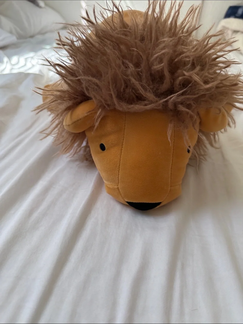Pillowfort Plush Lion Doorstop — Tan and Brown
